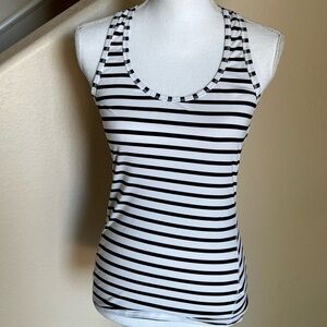 Athleta striped racerback tank top